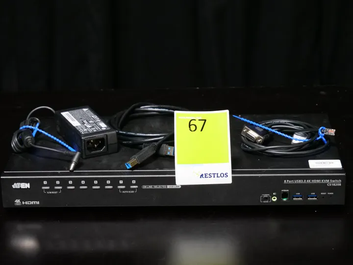 ATEN 8-Port KVM Switch USB3.0 + HDMI 2.0 inkl. 8x USB-B 3.0 Kabel